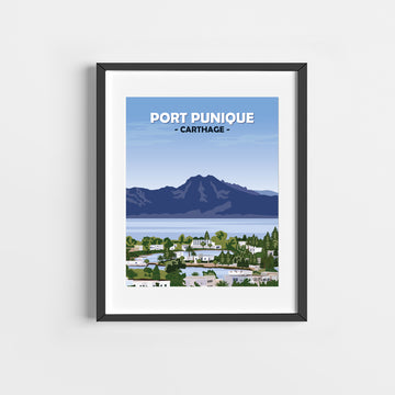 Port Punique de Carthage Poster