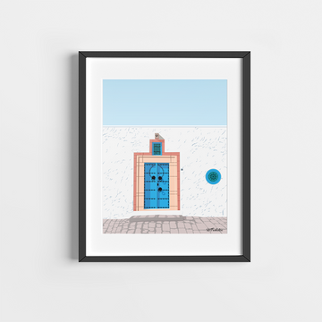 La porte de Sidi Bou Said Poster