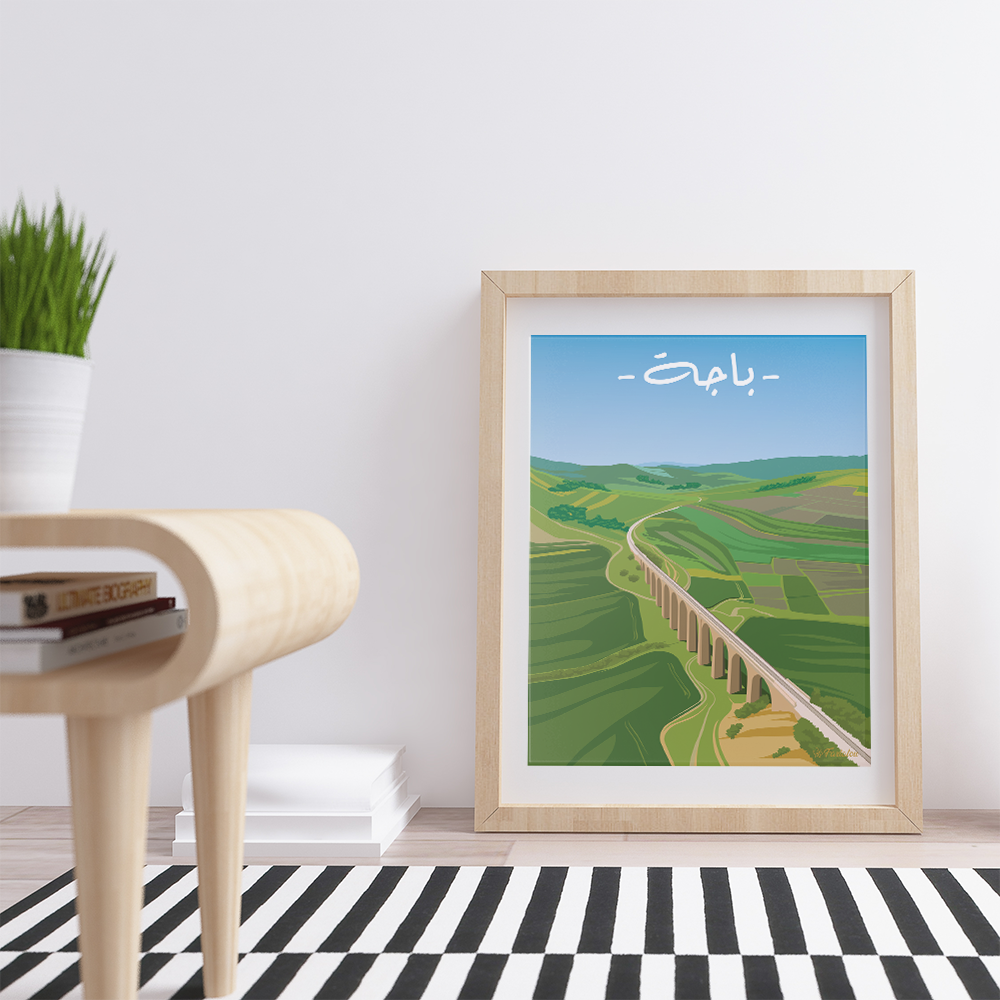 Beja Poster - fartatou - Tunisie en illustration